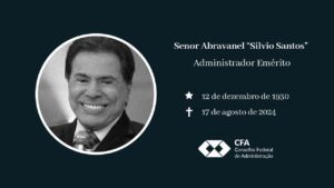 Leia mais sobre o artigo Nota de pesar – Administrador Emérito, Silvio Santos, morre aos 93 anos