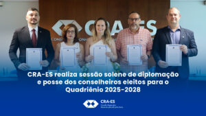 Leia mais sobre o artigo CRA-ES realiza sessão solene de diplomação e posse dos conselheiros eleitos para o Quadriênio 2025-2028