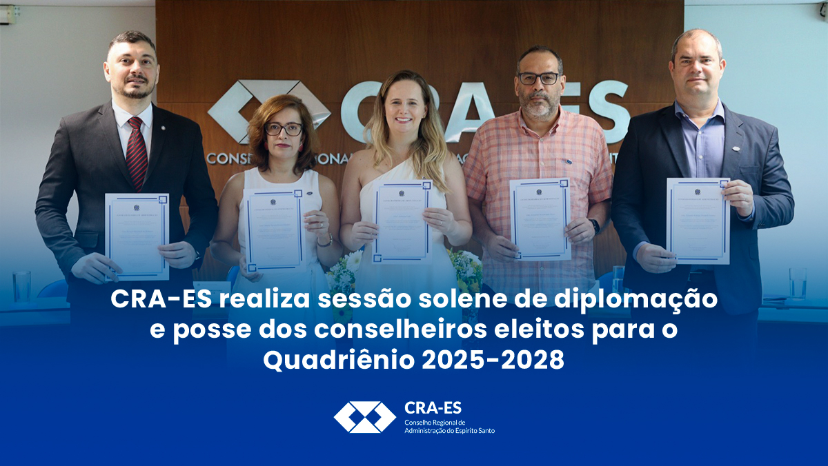 No momento, você está visualizando CRA-ES realiza sessão solene de diplomação e posse dos conselheiros eleitos para o Quadriênio 2025-2028