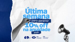 Leia mais sobre o artigo Anuidade 2025: prazo para pagamento com 10% de desconto está acabando